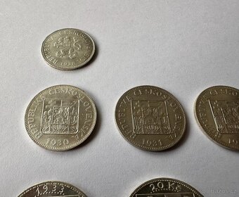 Sada stříbrných mincí Československa v luxusní dřevěné etui - 6