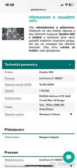 MSI Stealth 15M A11SDK-042XRO - 6