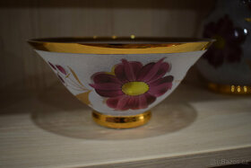 Skleněný servis - skleničky, mísa, džbán, cukřenka - 6