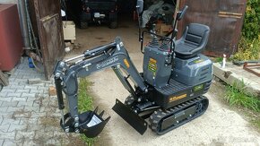 Super Mini bagr Jansen MB500 kg Minirypadlo Minibagr - 6