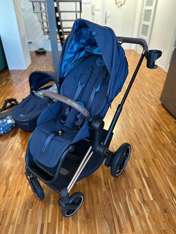 Cybex e-Priam nautical blue korba + seatpack + doplňky - 6