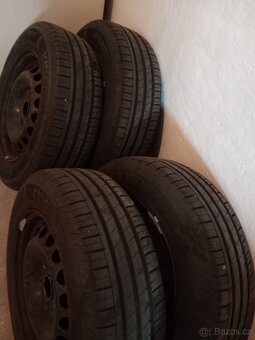 Prodám letní pneu hankook 195/65/R15 8mm. Zánovní - 6
