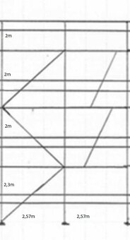 Lešení Blizzard .Zánovní. Kompatibilní s Layher. - 6