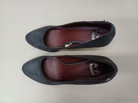 Tmavě šedé semišové lodičky vel.38 - 6