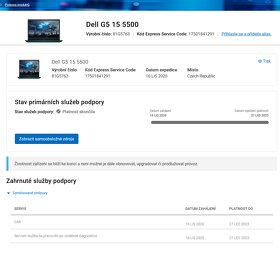 Herní notebook DELL G5 5500 15,6" i7 - 6