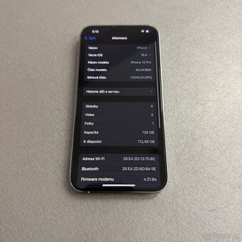 iPhone 13 Pro 128GB silver, pěkný stav, 12 měsíců záruka - 6