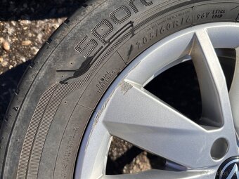 VW ALU 6.5Jx16 originál TOP STAV - 6