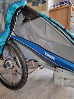 Thule Chariot CX - modrý - na kolo, běhání + miminkovník - 6