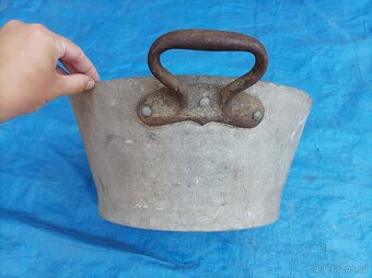Hliníkový cedník, průměr 37 cm, značený - 6