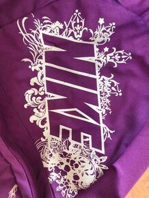Batoh Nike fialový s květinami taška do školy - 6