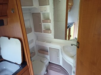 Obytný přívěs Hobby 380,ve výborném stavu,nová STK - 6