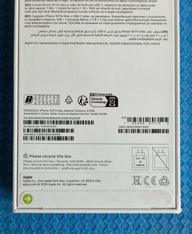 iPhone 16 Pro Max 512GB Natur NOVÝ NEROZBALENÝ - 6