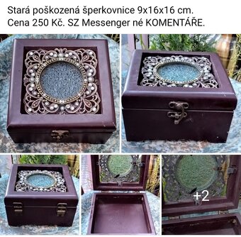 Šperkovnice,truhly a truhličky viz fota. Ceny viz fota. - 6