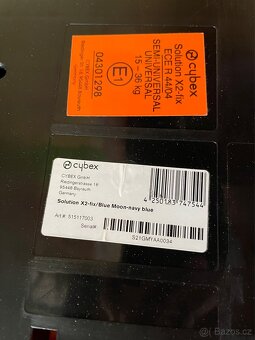 Autosedačka Cybex X2 fix Solution - modrá - 6