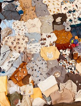 Balík oblečení na miminko 0-6 m neutrál Rezervace - 6