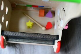 Kinderplay dřevěně interaktivní chodítko - 6