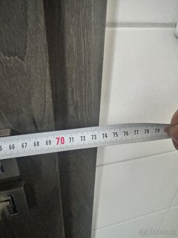 Moderní rámové interiérové dveře 70 L - 6