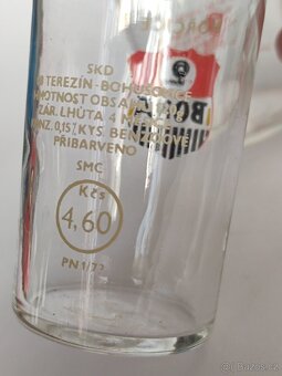 Retro sklenice od hořčice, 2dcl a 1dcl, 65.-/kus, pošta 79.- - 6