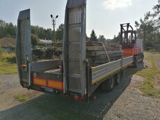 Vlek Sleva podvalnik tandem nájezdy nápravy SAF - 6