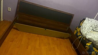 Dvoulůžková postel bez roštu a bez matraci - 6