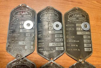 Jawa 21, 353, 354, 559, 360 - 6