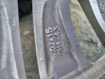 RENAULT CLIO disky 4x100 R15 ET 43 +185/65/15 léto - 6