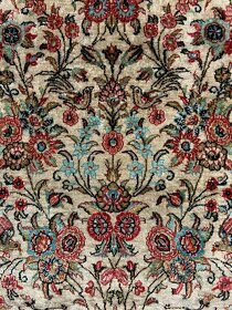 Perský luxusní hedvábný koberec 111x80 - 6
