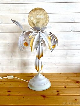 Stará romantická stolní lampa - 6