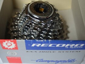 vintage kazeta CAMPAGNOLO RECORD / CHORUS pastorky 9 převodů - 6