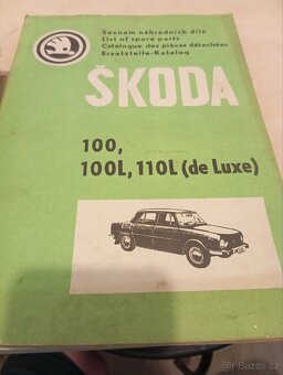 Škoda 100 110 L 110 R literatura seznam náhradních dílů - 6