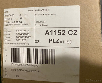 72ks NOVÉ zářivky 36W/840, OSRAM, PHILIPS, SYLVANIA, 120cm - 6