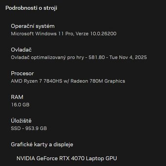 Acer nitro AN17-41 RTX 4070 - záruka - 6