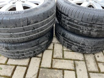 4x alu disky 4x100 R16, letní pneu - 6