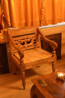 Masivní teakový nábytek – stylový komplet - 6
