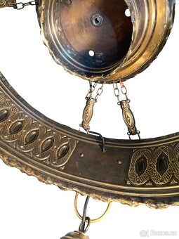 Starožitný stropní lustr - secese - 6