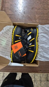 Bennon RIBBON S1 ESD sandál Černo-žlutá - 6