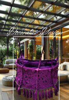 Zahradní design houpačka Princess - 6