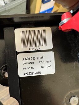 MERCEDES VITO W639 ZÁMEK ZADNÍ KLAPKY A6397401635 - 6