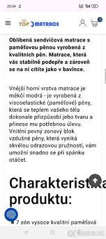 Matrace eco z paměťové pěny - 6