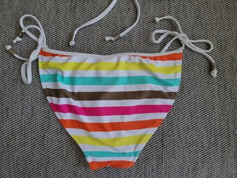 Dámské pruhované plavky zn. Seafolly, vel. S - 6