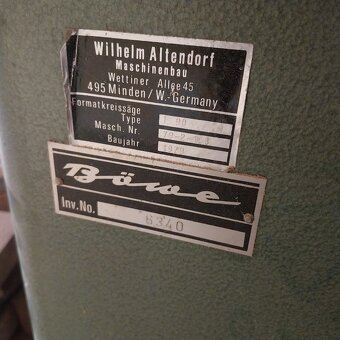 Formátovací pila Altendorf F90 - 6