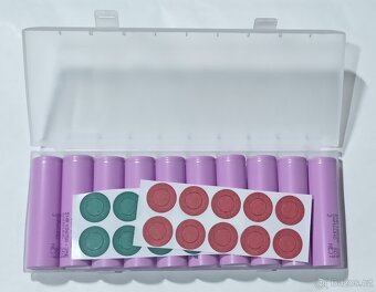 Blistr 10ks baterie Li-ion SAMSUNG SDI INR18650-35E 8A/10A - 6