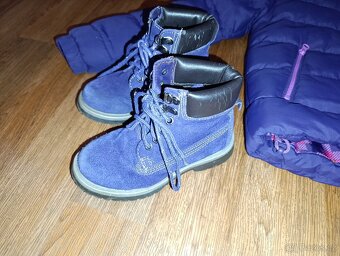 Zimní bunda  + boty dívčí - 6