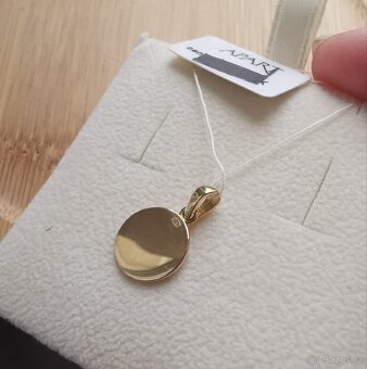 Apart zlatý přívěsek na řetízek Panna zlato nové - 6