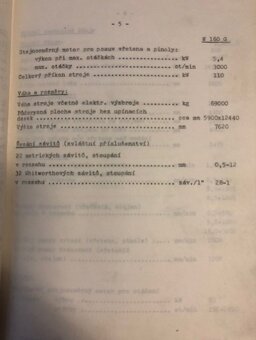 Stroje Horizont W 160 G/NCS, vyrobeno 1978 - 6