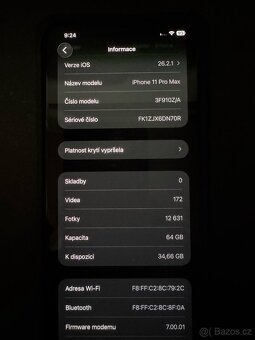 iPhone 11 Pro Max, Space Gray, 64 GB, Top stav - 6