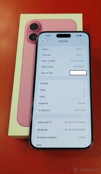Apple iPhone 16 Plus 256GB záruka stav A - 6