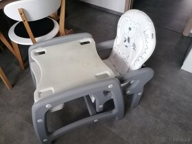 Dětská jídelní židle se stolem rozkládací - 6