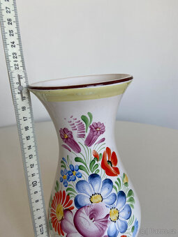 Keramická váza, vázička, chodská keramika. 20,2 cm. - 6