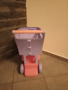 Little Tikes Cozy nákupní vozík růžovo-fialový - 6